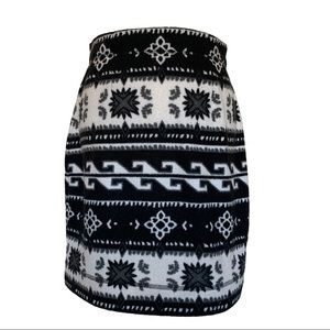 NY&CO Tribal Aztec Blanket Wrap Skirt